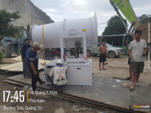 Máy Phun Sương Dập Bụi, Làm Mát Phun Xa 80m Chính Hãng